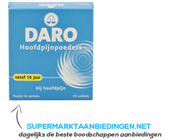 Daro Hoofdpijn poeders aanbieding