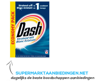 Dash Waspoeder stralend wit aanbieding