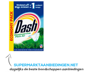 Dash Waspoeder wasdraadfris aanbieding