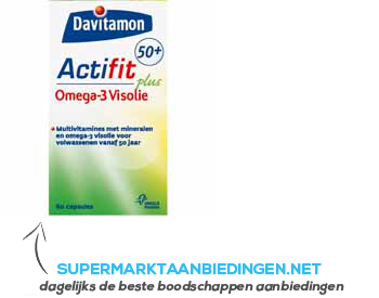 Davitamon Actifit 50 omega 3 visolie aanbieding