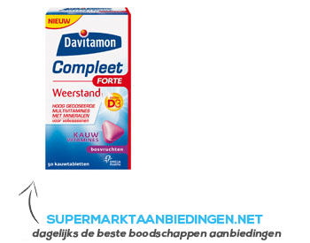 Davitamon Compleet weerstand forte aanbieding