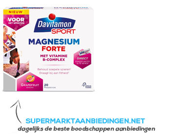 Davitamon Sport magnesium stick aanbieding