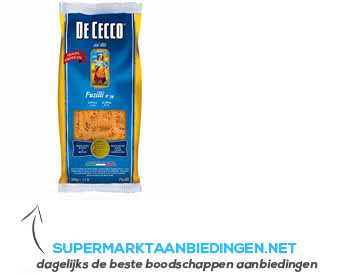 De Cecco Bio fusilli nr.34 aanbieding