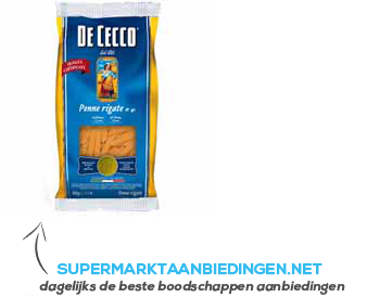 De Cecco Penne rigate nr. 41 aanbieding