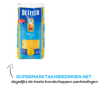 De Cecco Riso (orzo) nr 74 aanbieding