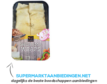 De Kroes Shoarma wraps aanbieding