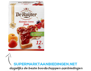 De Ruijter Kleintjes extra jam aanbieding