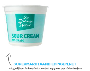 De Zaanse Hoeve Sour cream aanbieding