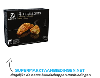 Delifrance Croissants ham en kaas aanbieding