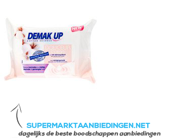 Demak'up Katoen reinigingsdoekjes norm/gem. huid aanbieding