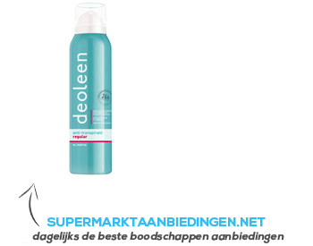 Deoleen satin deospray aanbieding