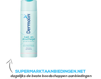 Dermolin Bad & douche gel aanbieding