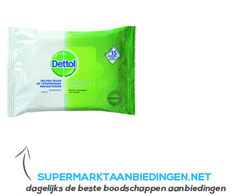 Dettol Anti-bacteriële doekjes aanbieding