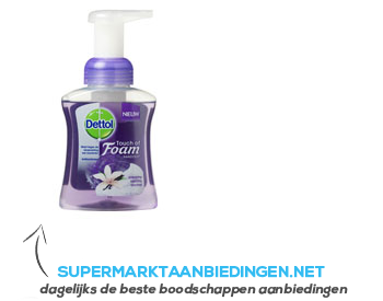 Dettol Foam creamy vanilla-orchid aanbieding