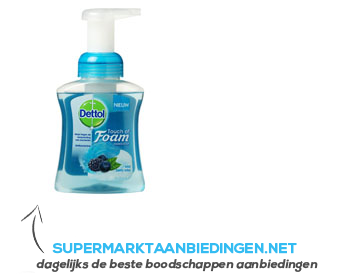 Dettol Foam wild berry bliss aanbieding