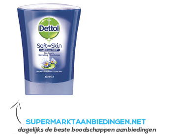 Dettol No touch blauwe lotus navulling aanbieding