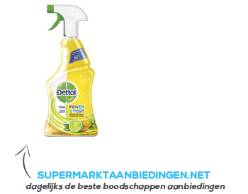 Dettol Power & fresh allesreiniger spray citrus aanbieding