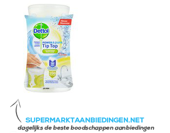 Dettol Tiptop sprankelend citroen aanbieding