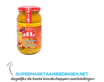 Devos Lemmens Belgian pickles aanbieding