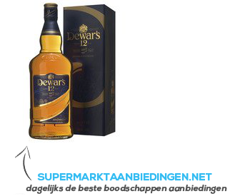 Dewar's Blended Scotch whisky 12 years aanbieding