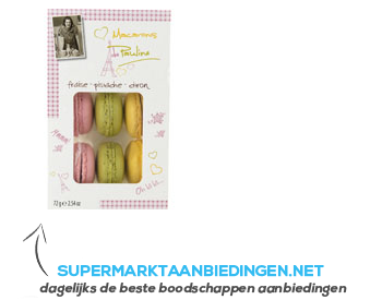 D'Haubry Macarons de Pauline Fruit aanbieding