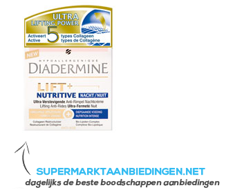 Diadermine Lift nutritive nachtcrème aanbieding