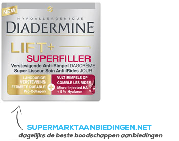 Diadermine Superfiller dagcreme aanbieding