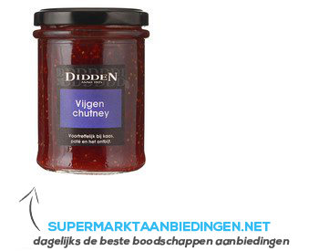 Didden Vijgen chutney aanbieding