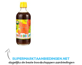 Dikkie Dik Diksap geel fruit aanbieding