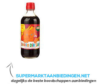 Dikkie Dik Diksap rood fruit aanbieding