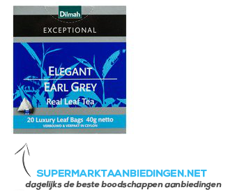 Dilmah Elegant earl grey 1-kops aanbieding