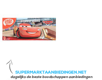 Disney Cars choco bars aanbieding