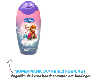 Disney Frozen shampoo & conditioner gel aanbieding