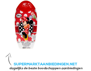 Disney Miss Minnie bath & shower gel aanbieding