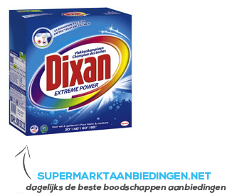 Dixan Powder extreme power aanbieding