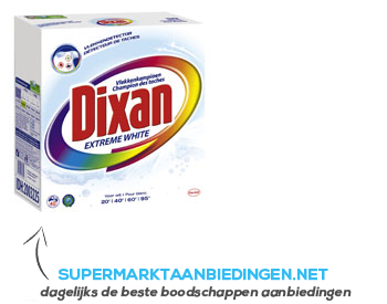 Dixan Powder extreme white aanbieding