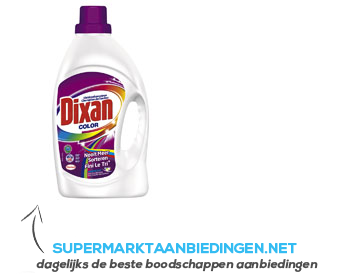 Dixan Vloeibaar color aanbieding