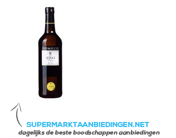 Domecq Sherry Fino aanbieding