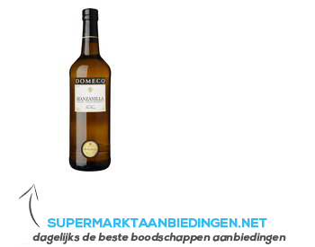 Domecq Sherry Manzanilla aanbieding