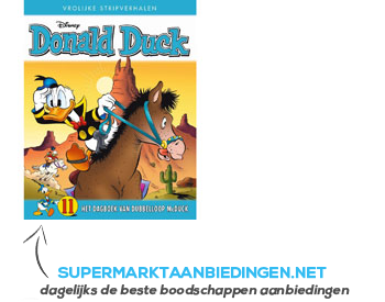Donald Duck vrolijke stripverhalen aanbieding