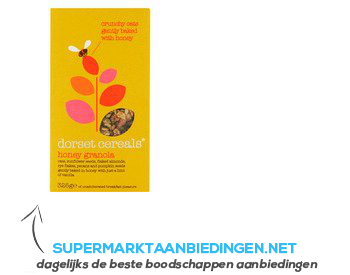 Dorset Cereals honey-granola aanbieding