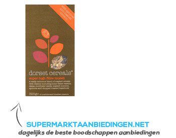 Dorset Cereals super high fibre muesli aanbieding