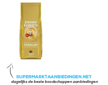 Douwe Egberts 5 Excellent bonen aanbieding