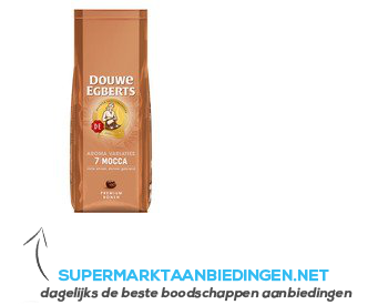 Douwe Egberts 7 Mocca bonen aanbieding