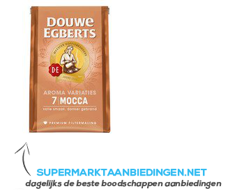 Douwe Egberts 7 Mocca snelfiltermaling aanbieding