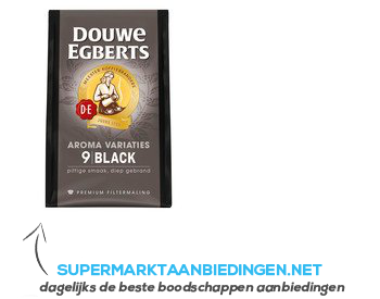 Douwe Egberts Aroma black snelfiltermaling aanbieding