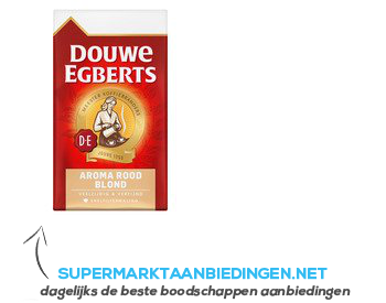 Douwe Egberts Aroma rood blond snelfiltermaling aanbieding