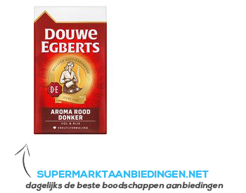 Douwe Egberts Aroma rood donker snelfiltermaling aanbieding