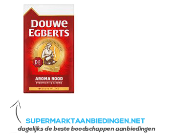 Douwe Egberts Aroma rood grove maling aanbieding