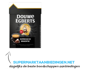 Douwe Egberts Capsules espresso krachtig UTZ aanbieding